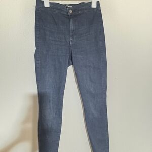 Express Women's High Waistes Blue Jeans